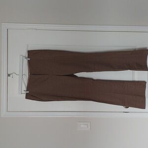 Houndstooth pants with slight flare